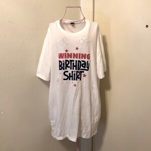 District White "Winning Birthday Shirt" Casino Arizona Resort- XL UNISEX